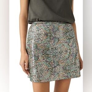 BA&SH Zita Sequin skirt.